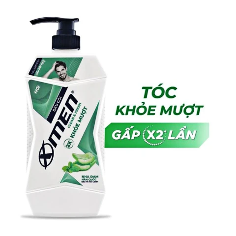 Dầu gội  Xmen Clean  2X khỏe mượt  630g