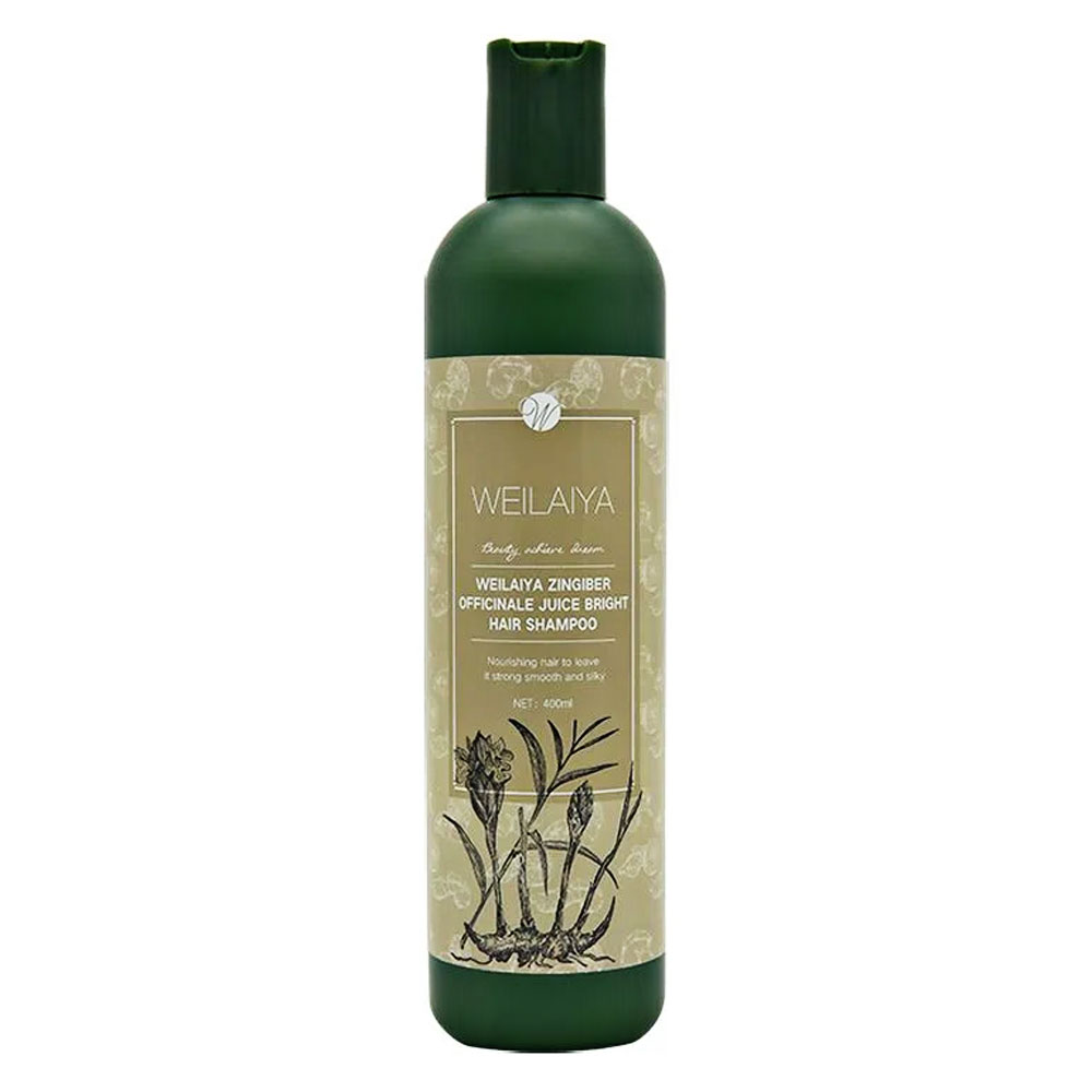 Dầu gội  Weilaiya gừng xanh, hà thủ ô cho tóc dầu, bết 400ml