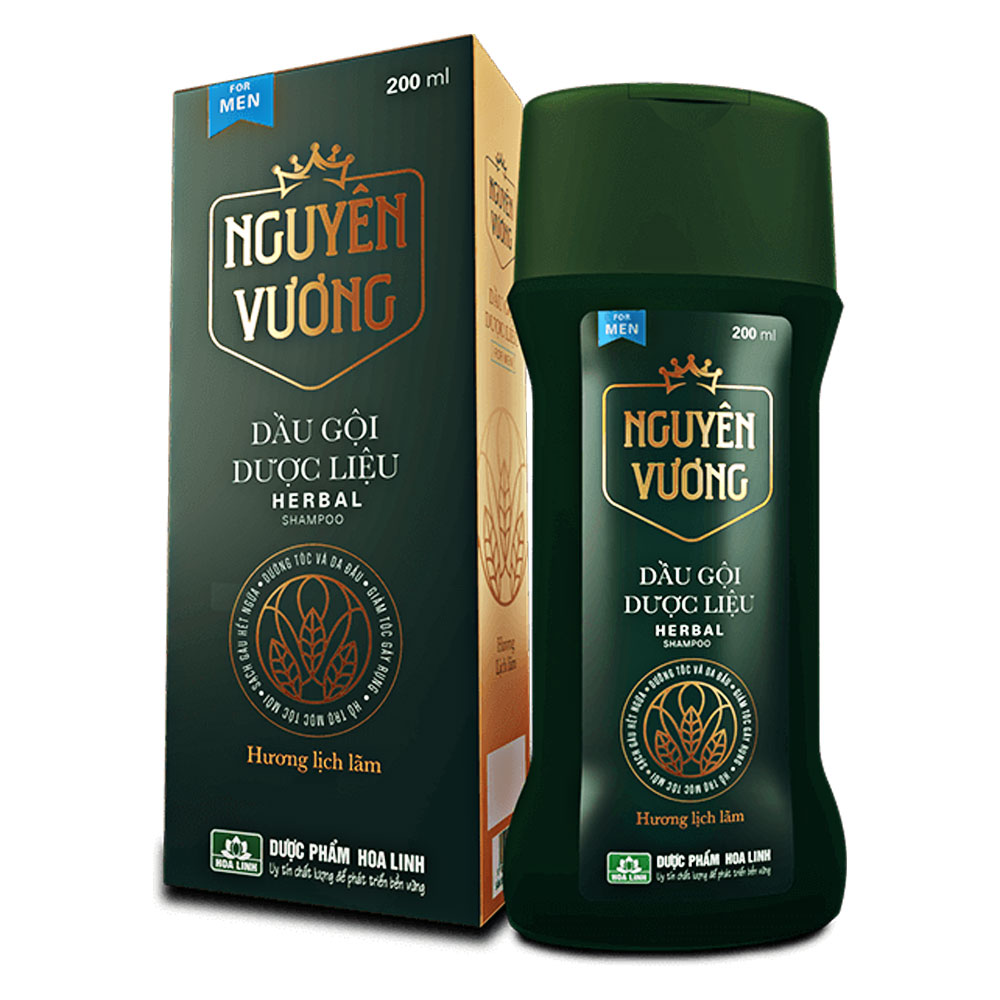 Dầu gội dược liệu Nguyên Vương hương lịch lãm 180ml