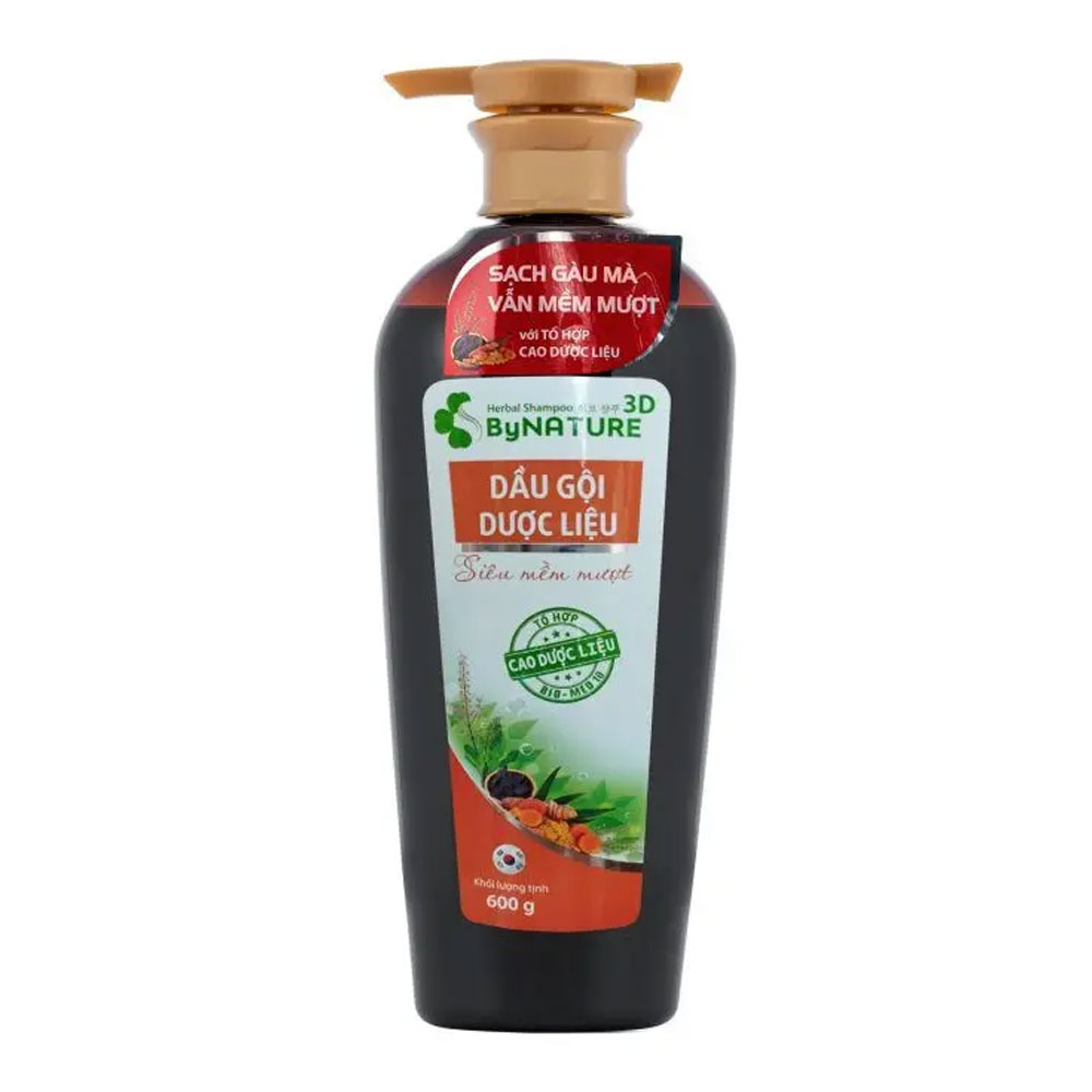 Dầu gội dược liệu ByNature  Siêu Mềm Mượt  600g