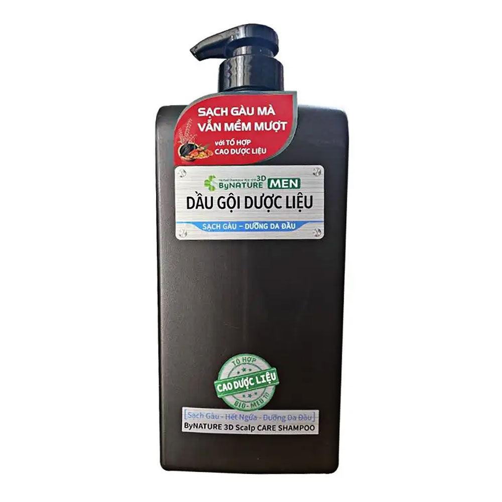 Dầu gội  Bynature men  dược liệu Sạch Gàu, dưỡng da đầu  600g