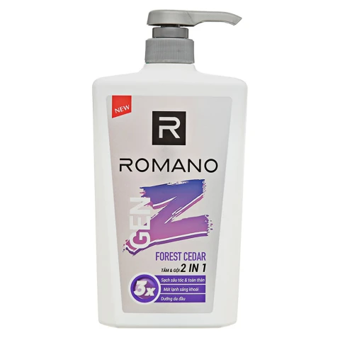 Dầu gội  Romano Gen Z 3x Forest Cedar  610g
