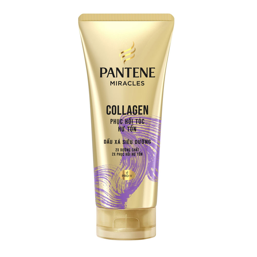 Dầu xả  Pantene Collagen phục hồi hư tổn siêu dưỡng 300ml