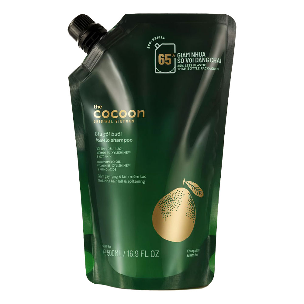Dầu gội  Cocoon Pomelo tinh dầu bưởi túi 500ml