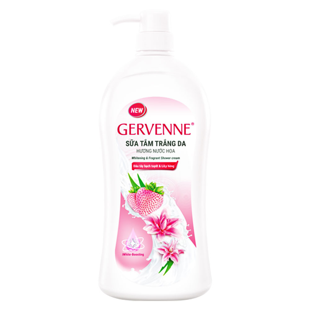 Gervenne ST dâu tây bạch tuyết & Lily hồng 900g/12