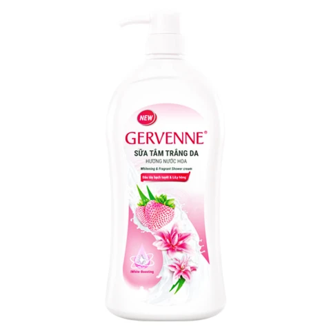 Gervenne ST dâu tây bạch tuyết & Lily hồng 900g/12