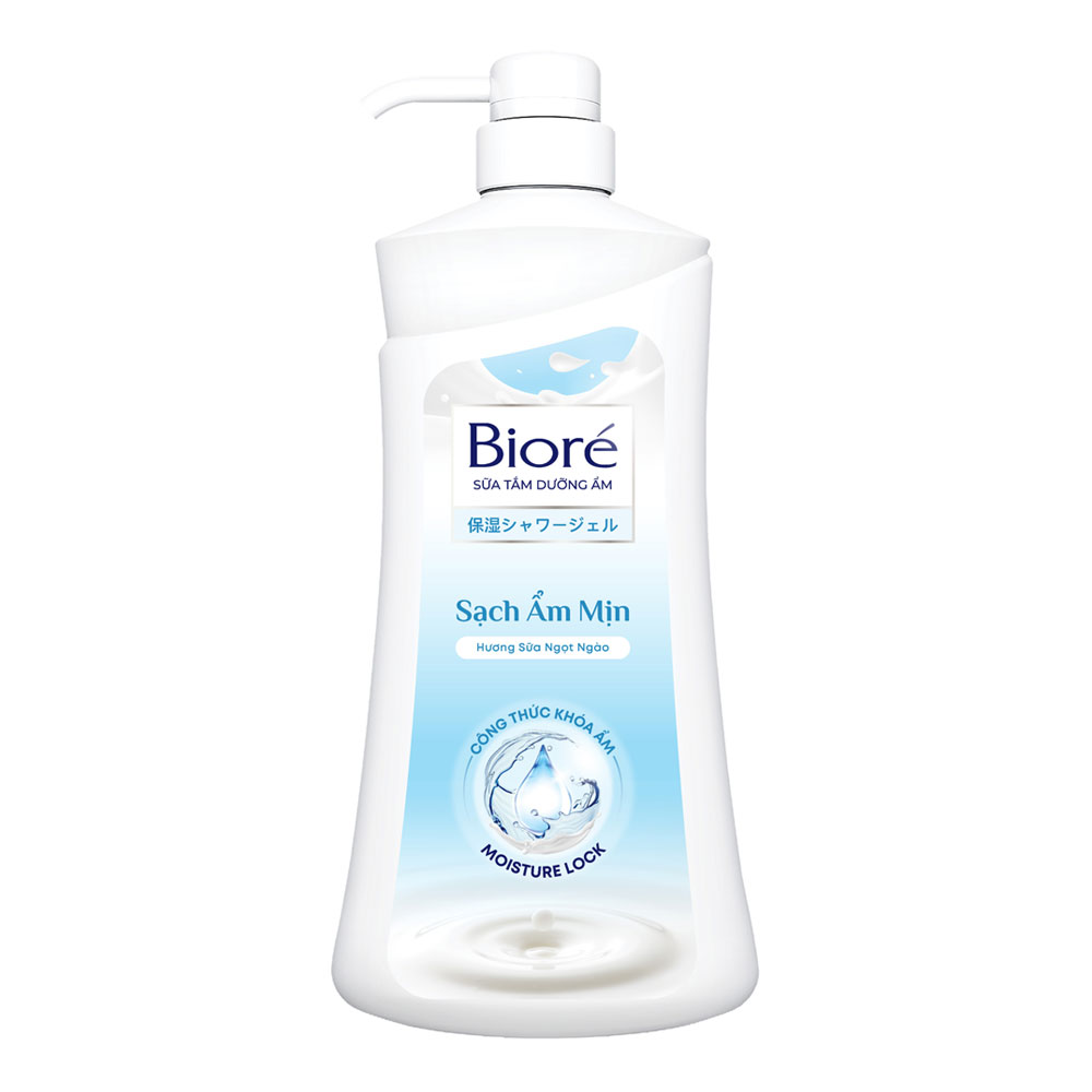 Sữa tắm Biore  sáng mịn thanh khiết hương sữa 530ml