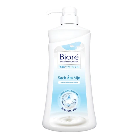 Sữa tắm Biore  sáng mịn thanh khiết hương sữa 530ml