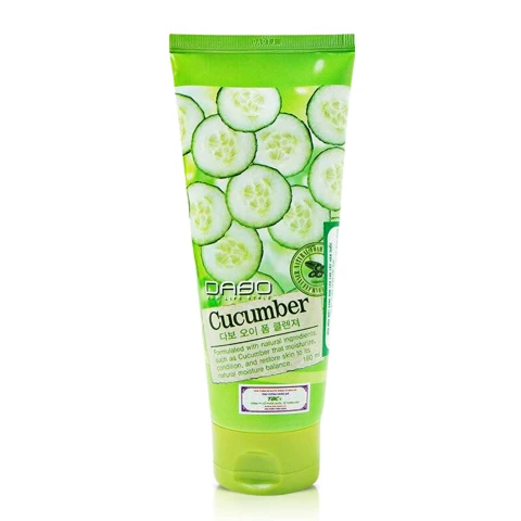 Sữa rửa mặt Dabo Aloe TC dưa leo 180ml