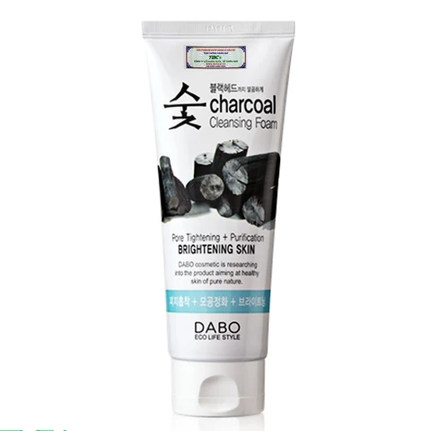 Sữa rửa mặt Dabo Charcoal Than hoạt tính 150ml