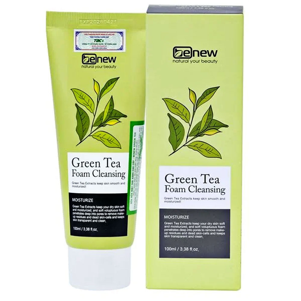 Sữa rửa mặt Benew  tinh chất trà xanh 100ml