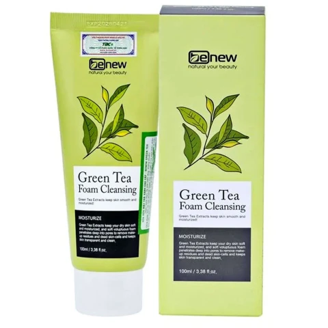 Sữa rửa mặt Benew  tinh chất trà xanh 100ml