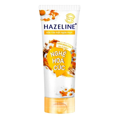 Sữa rửa mặt Hazeline nghệ hoa cúc   100g