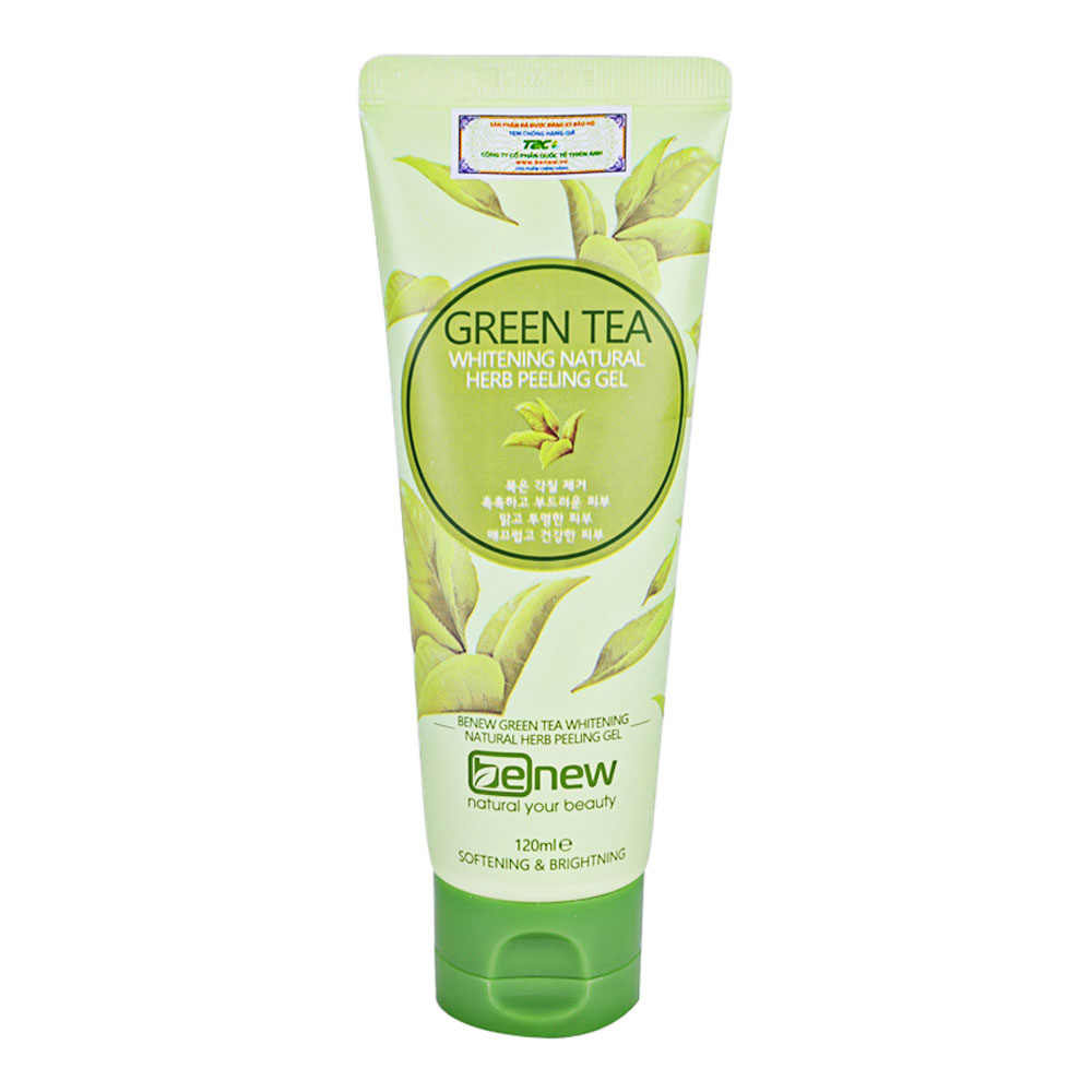 Kem tẩy TBC Benew Green tea Whiteing 120ml/100