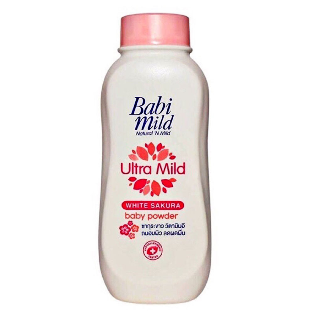 Phấn rôm Babi mild  Thái Lan hoa anh đào  180g