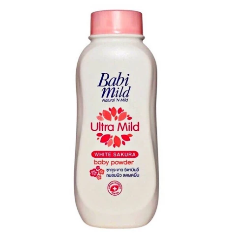 Phấn rôm Babi mild  Thái Lan hoa anh đào  180g