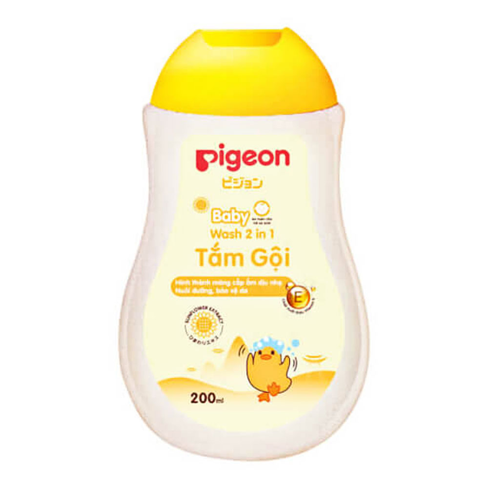 Sữa tắm gội trẻ em Pigeon hoa hướng dương 200ml