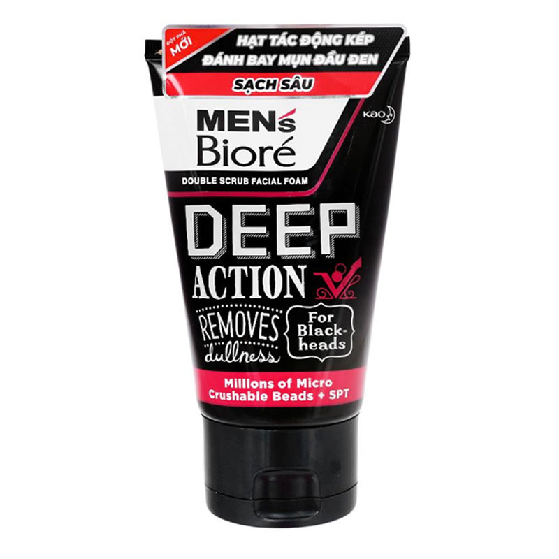 Sữa Rửa Mặt MEN's Bioré Sạch Sâu 100g/3