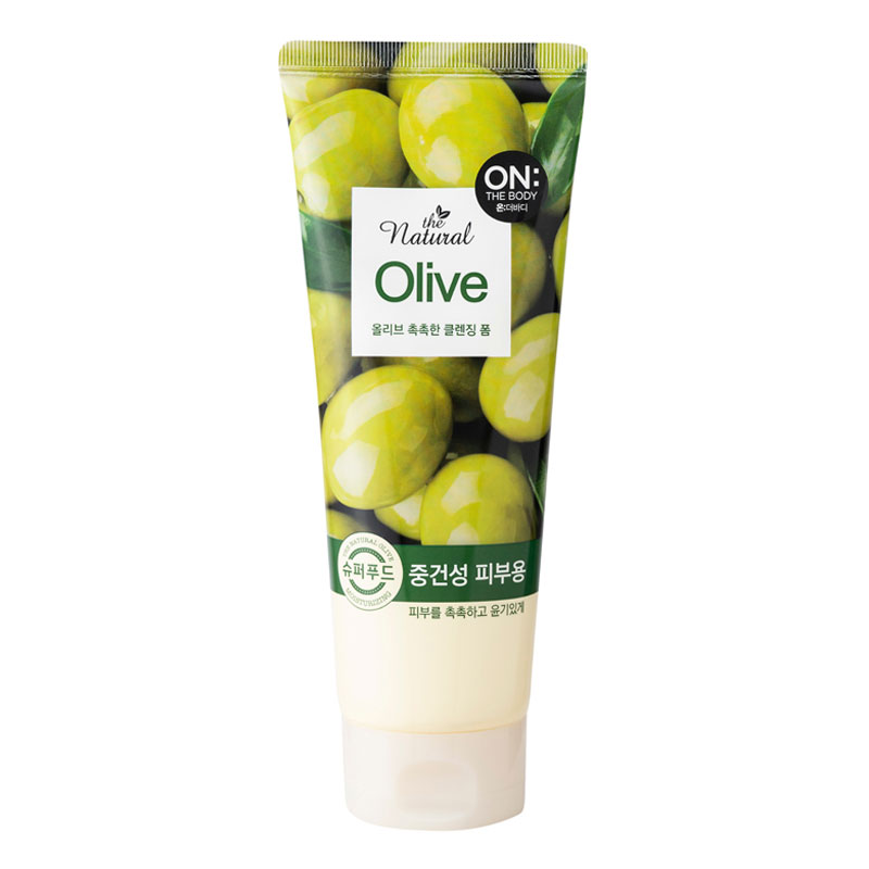 Sữa rửa mặt On The body  the natural olive dưỡng ẩm  200G