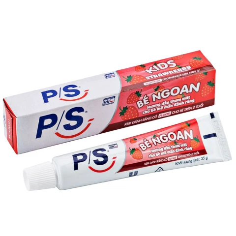 Kem đánh răng PS trẻ em bé ngoan hương dâu 35g /120