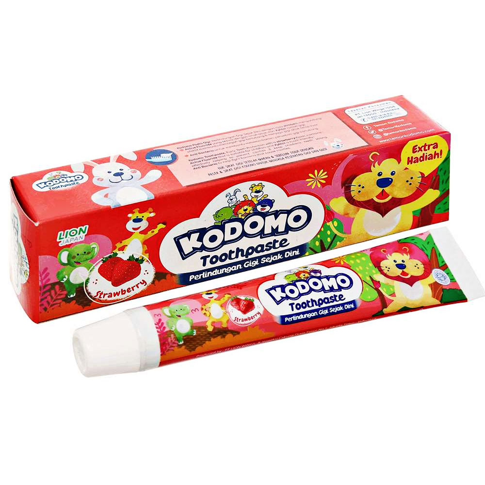 Kem đánh răng Kodomo trẻ em hương dâu  45g