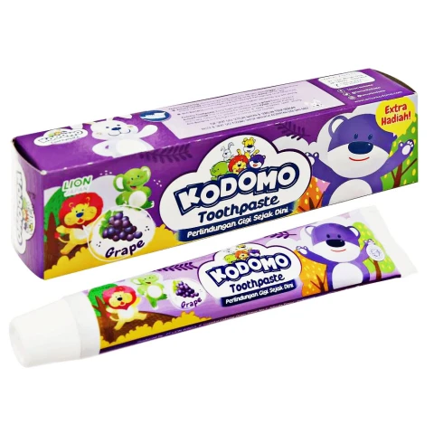 Kem đánh răng Kodomo trẻ em hương nho  45g