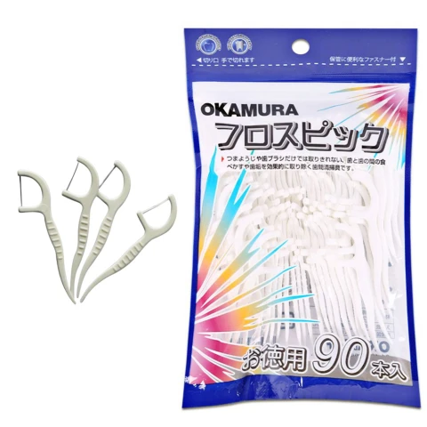  Tăm chỉ nha khoa Okamura gói  90P