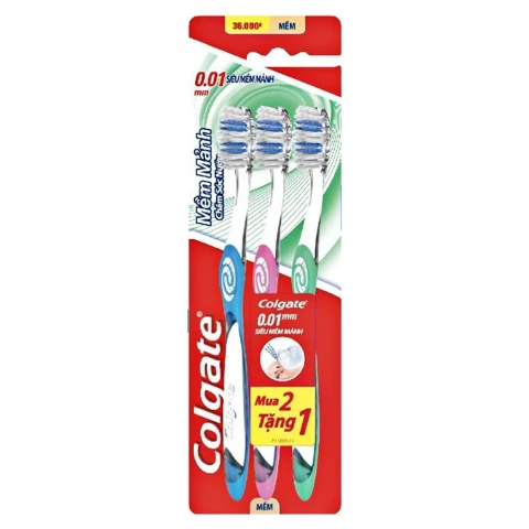 Bàn chải đánh răng Colgate chăm sóc nướu bộ 2 tặng 1