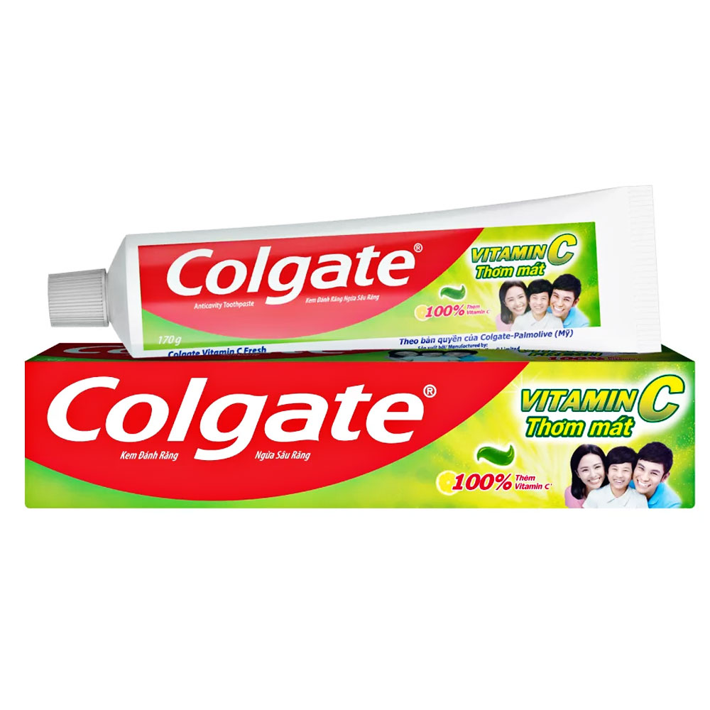 Kem đánh răng Colgate Vitamin C 170g