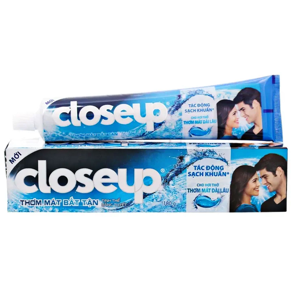 Kem đánh răngCloseup  Tinh thể băng tuyết  180g