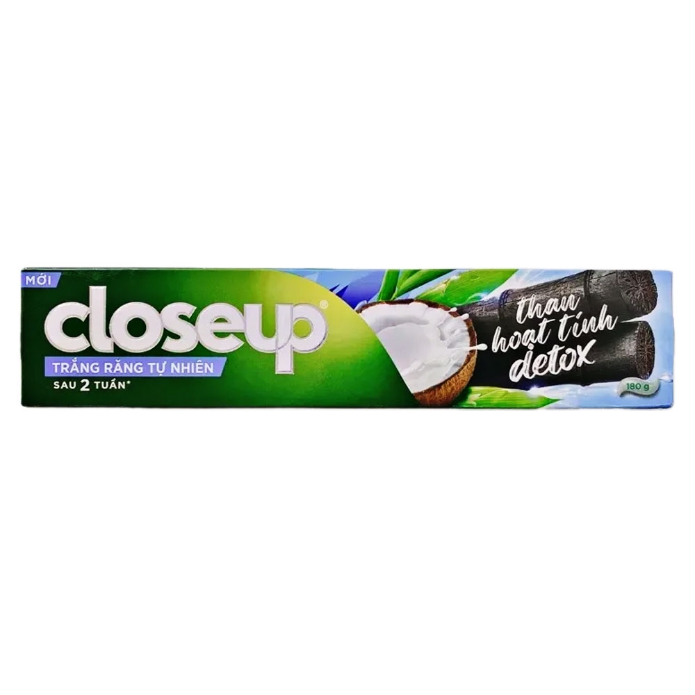 CLOSEUP KĐR Than Hoạt Tính & Bạc Hà 180g/36