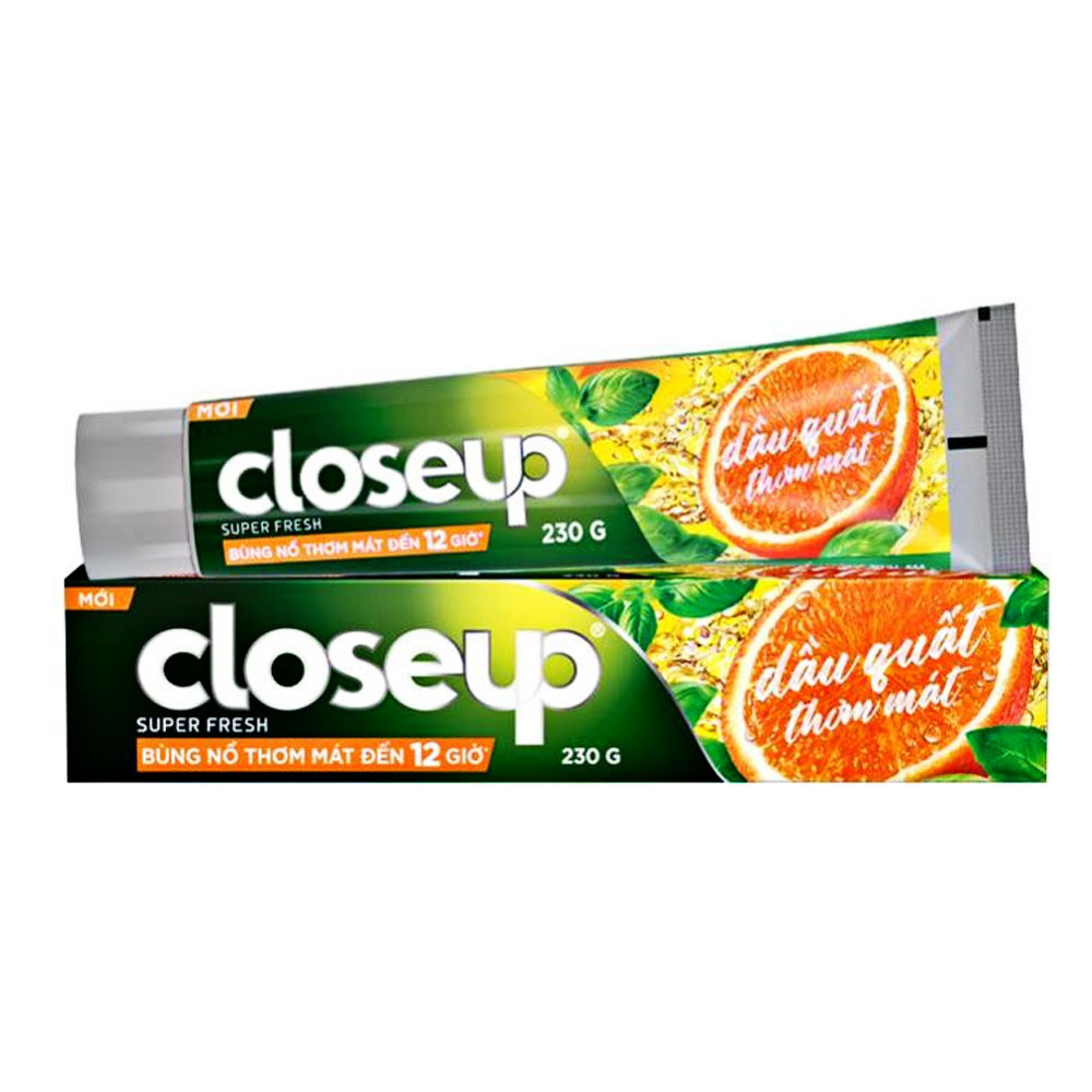 Kem đánh răngCloseup   Detox dầu quất và thảo dược 230g