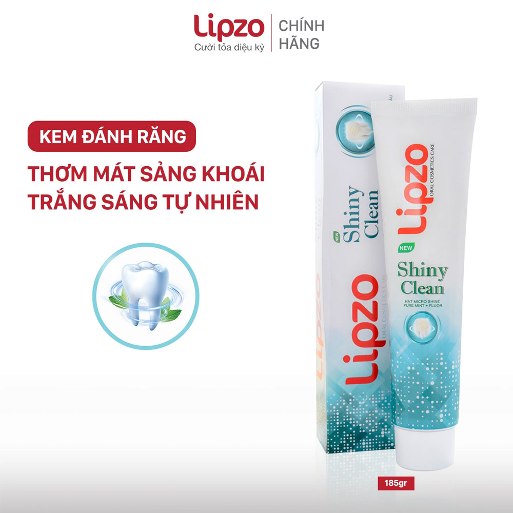 Kem đánh răng Lipzo Shiny Clean 185g