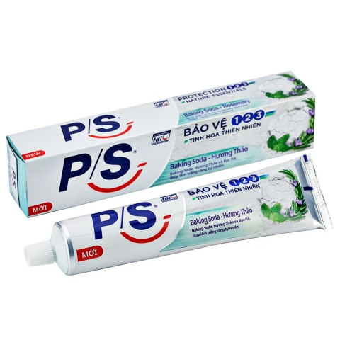 Kem đánh răng PS Baking Soda và Hương Thảo  180g