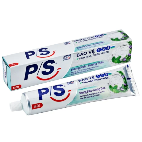 Kem đánh răng PS Baking Soda và Hương Thảo  230g