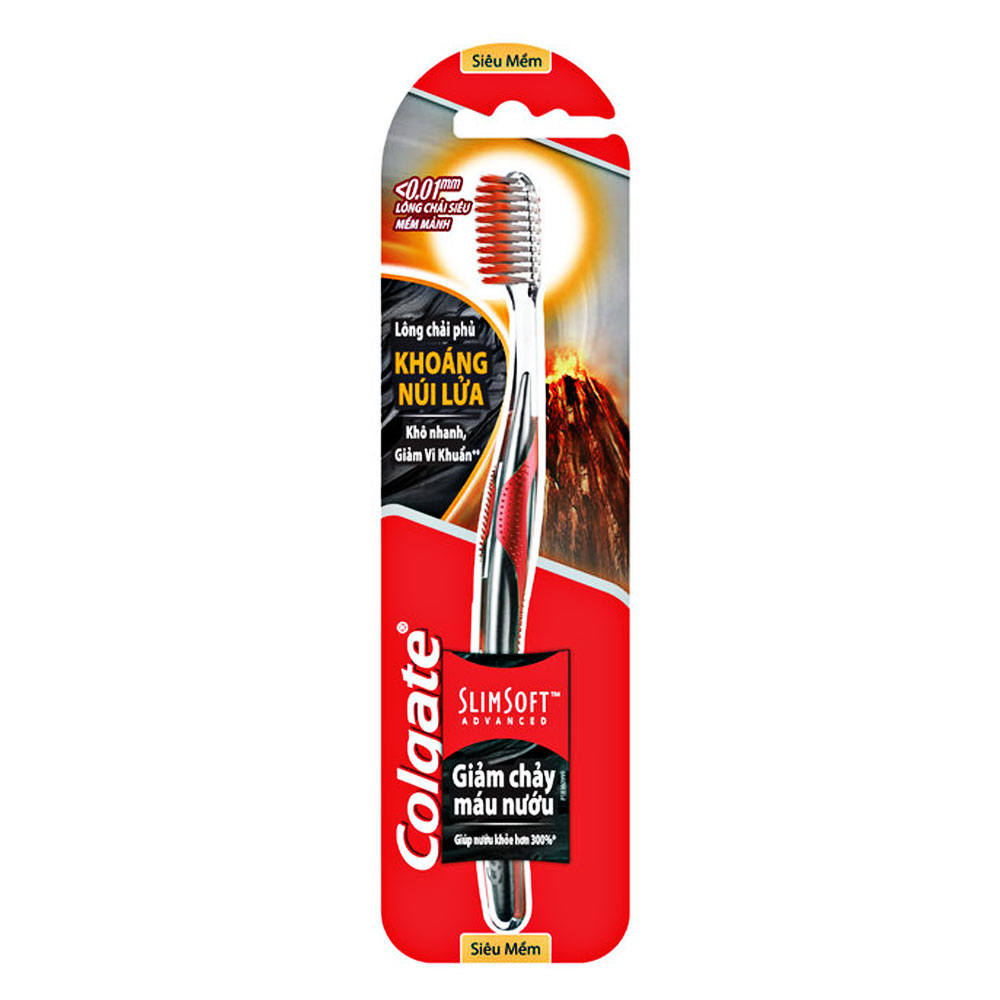 Bàn chải đánh răng  Colgate Advanced khoáng núi lửa