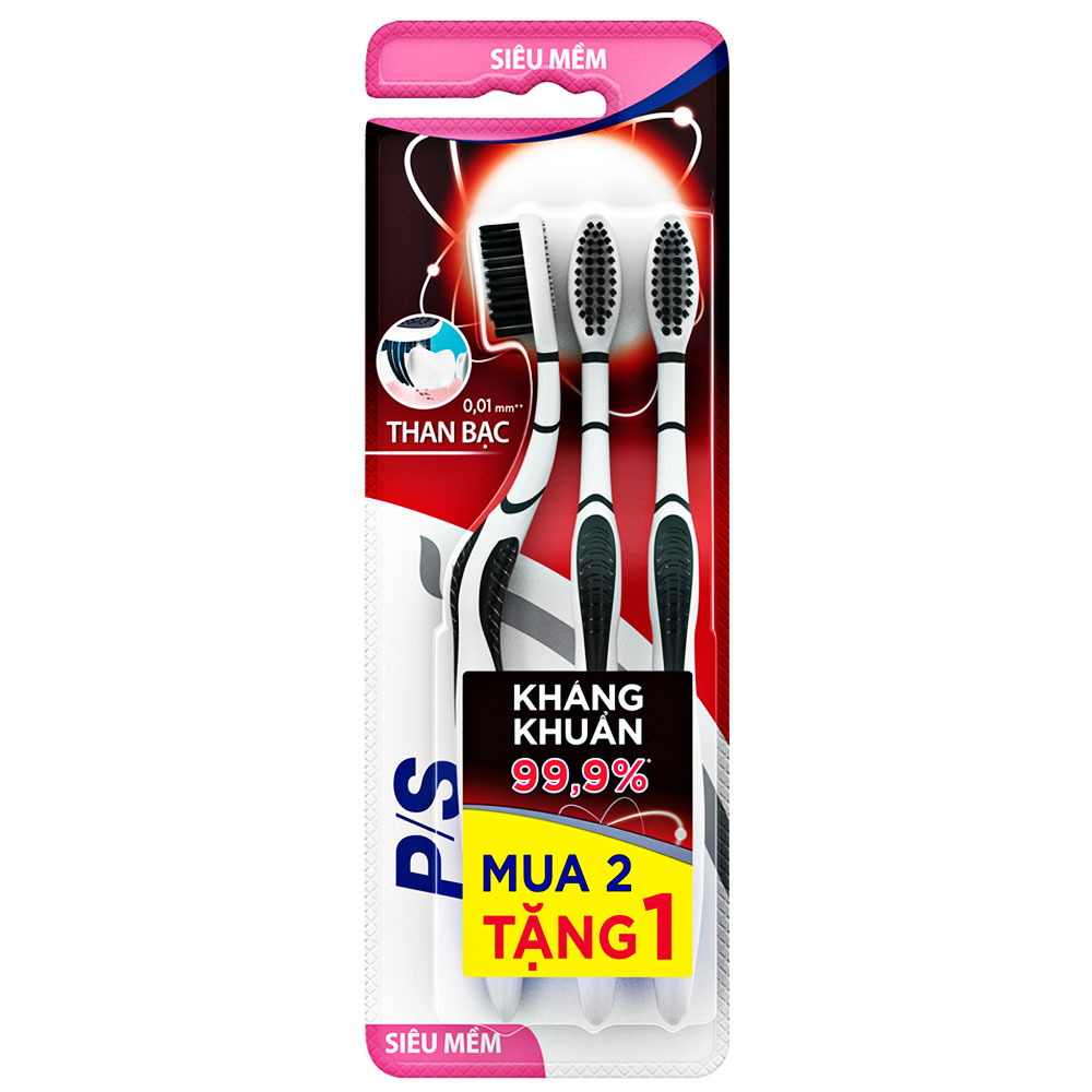 Bàn chải đánh răng PS Than Hoạt Tính