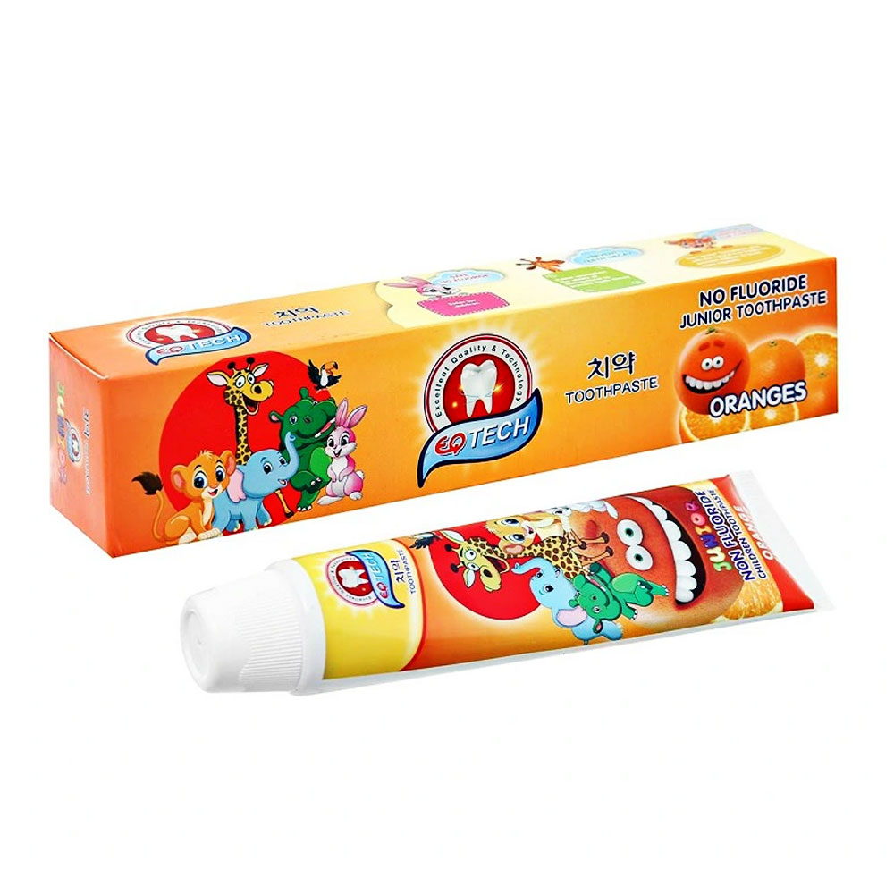 Kem đánh răng EQ Tech Trẻ em hương cam 75g
