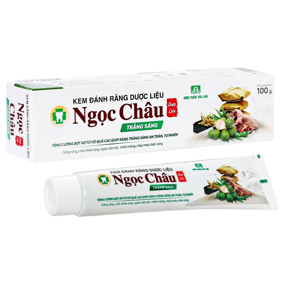 Kem đánh răng Ngọc Châu  trắng sáng  170g