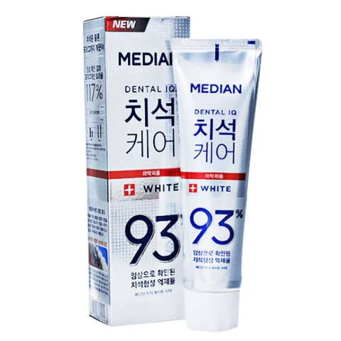 Kem đánh răng Median Dental IQ 93% HQ trắng 120g/60 6706
