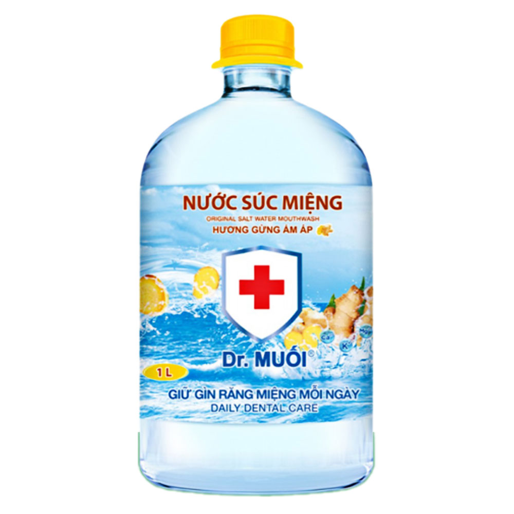 Nước súc miệng  Dr.Muối  hương gừng 500ml