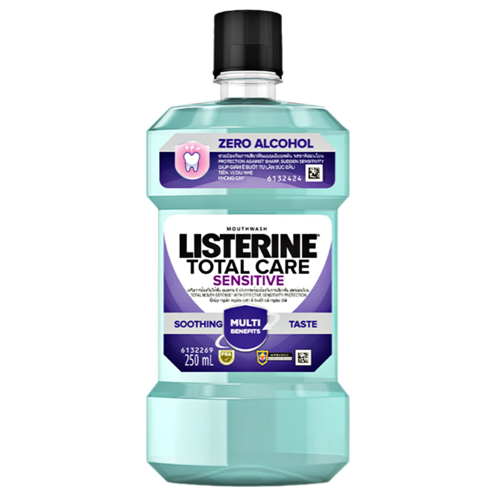 Nước súc miệng  Listerine Total Care Sensitiv răng nhạy cảm 250ml