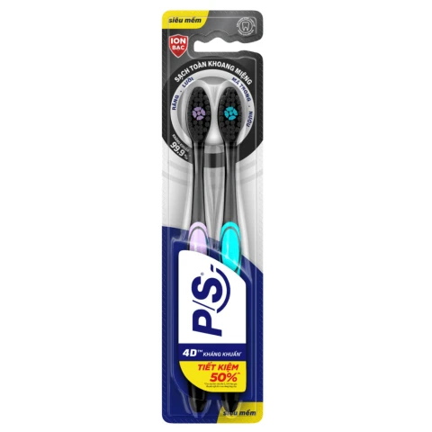Bàn chải đánh răng PS 4D than bạc MP2