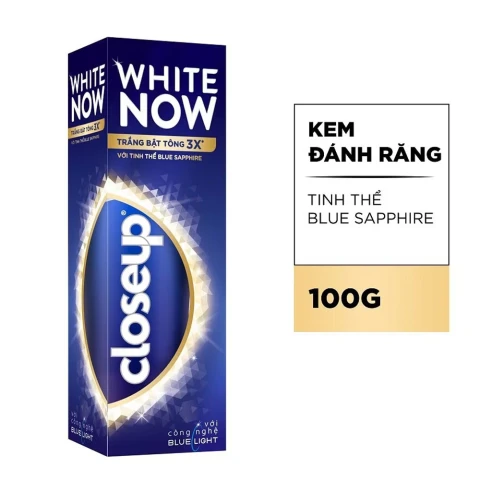 Kem đánh răng Closeup White Now Blue Sapphire 100g