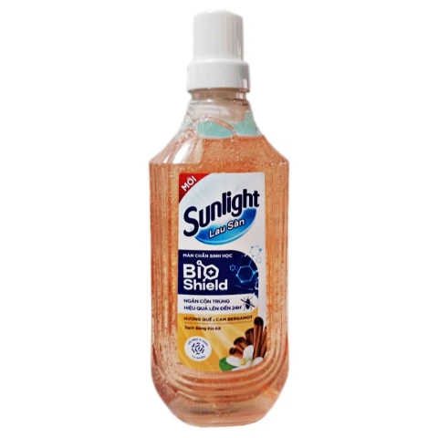 Nước lau sàn Sunligh  BIOSHIELD Quế, Cam Bergamot  1kg