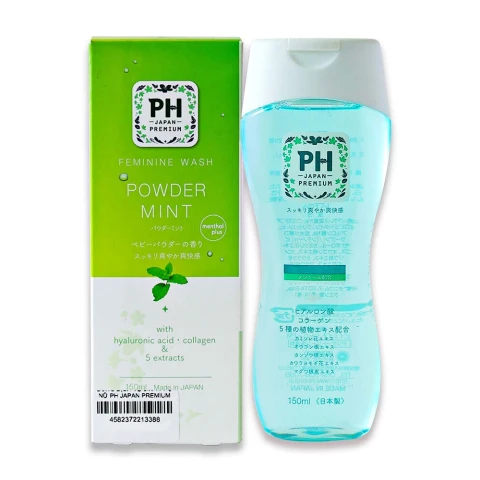 Dung dịch vệ sinh PH  Japan Premium hương Bạc hà 150ml