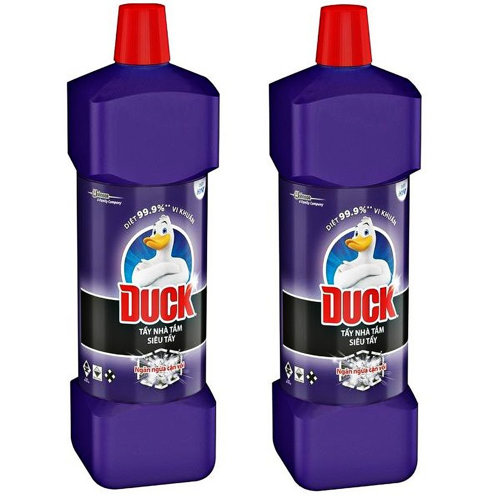 Nước tẩy nhà tắm Duck siêu tẩy bộ đôi 900ml