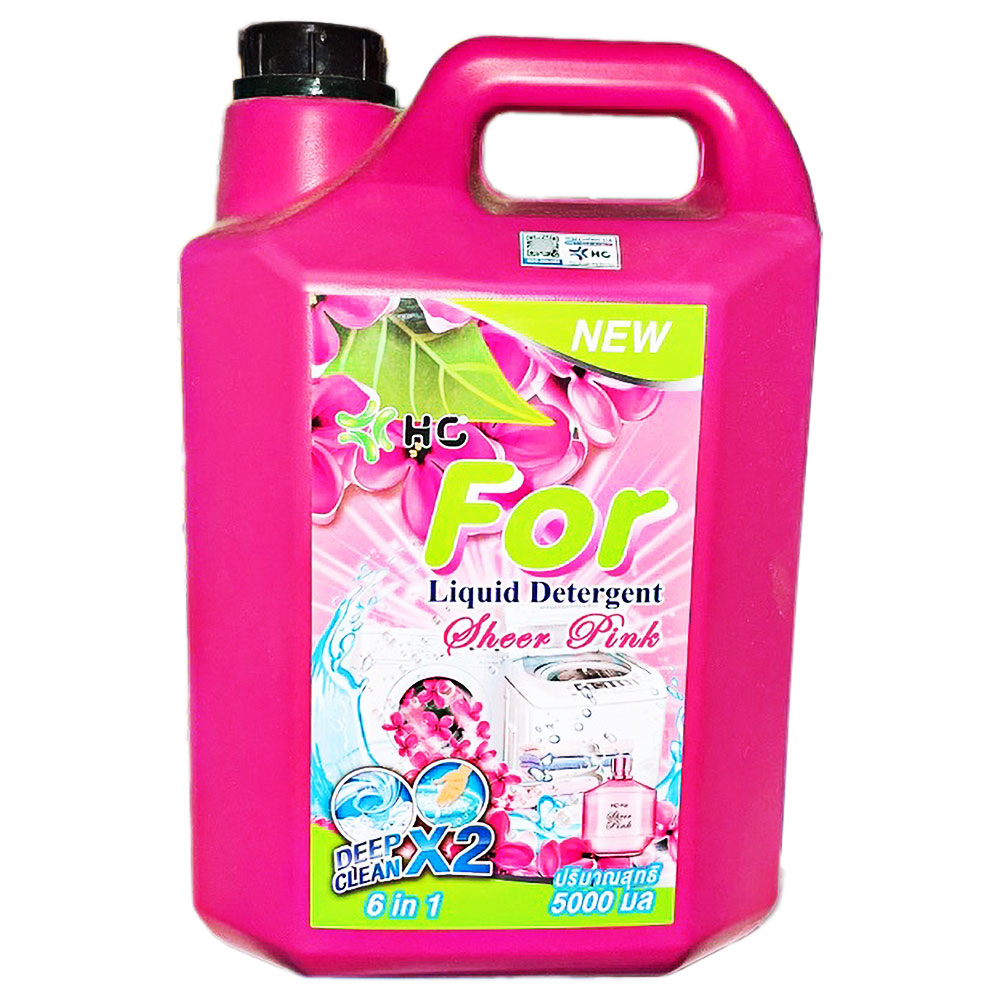 Nước giặt HC  For  hồng can 5L