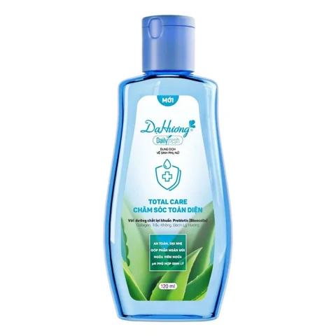 Dung dịch vệ sinh Dạ hương Daily Fresh Total Care  xanh 120ml