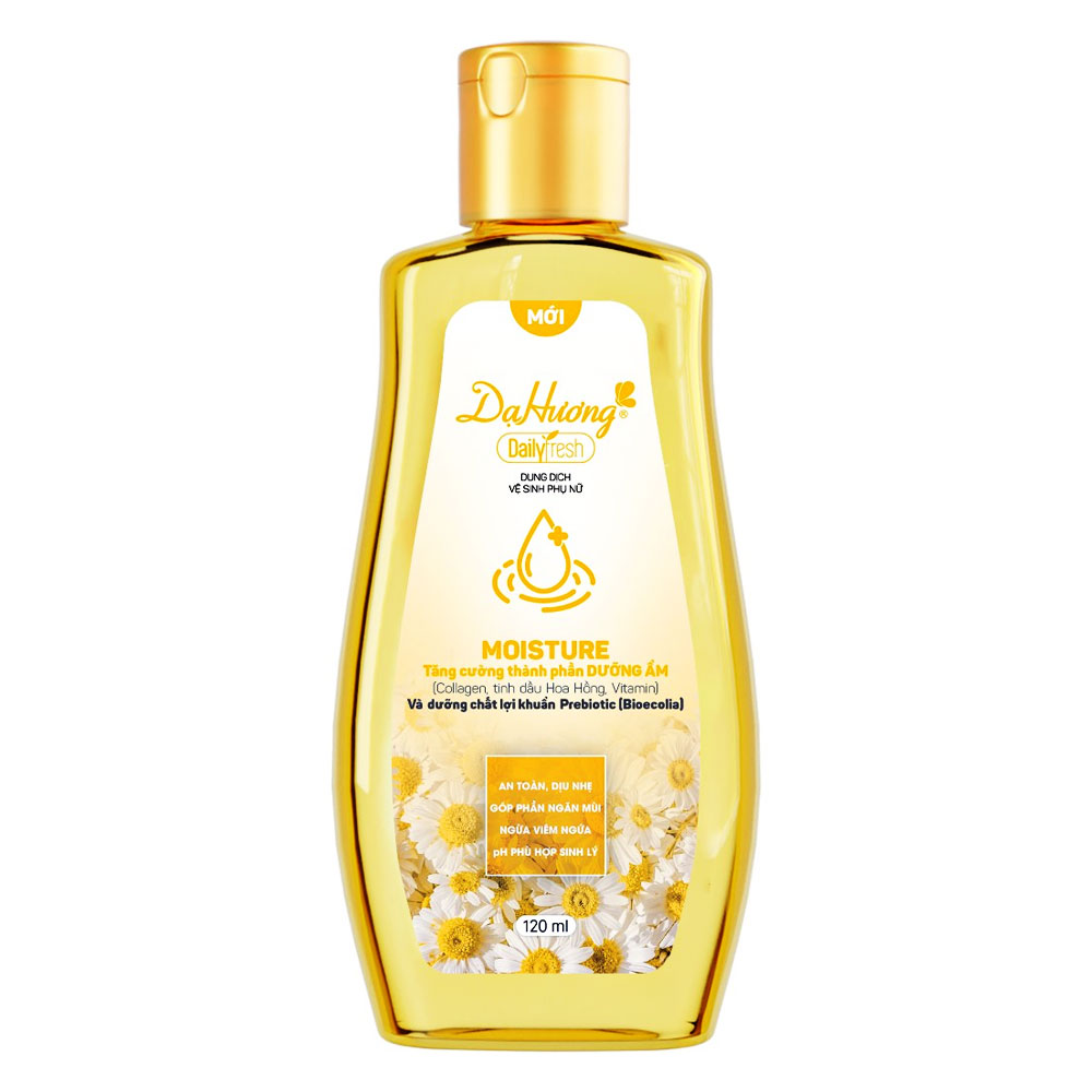 Dung dịch vệ sinh Dạ hương Daily Fresh Moisture vàng  120ml